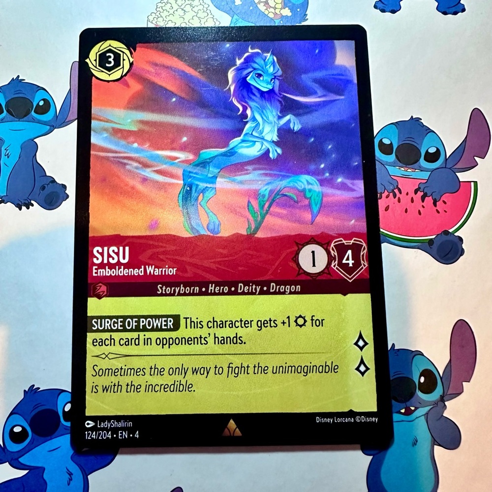 sisu 124/204 [raya & the last dragon] - rare — disney lorcana: ursula’s return
